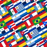 Collage Latin American Flags