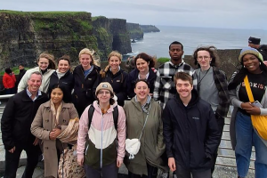 Students with Professor Budd in Ireland May 2024