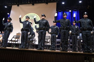 Police recruits take oath of honor September 2024