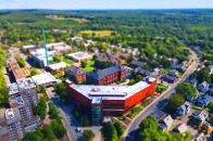 Aerial view of campus for U.S. News 2022 rankings