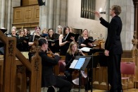 Choirs performing Haydn with orchestra at Christ Church Fitchburg