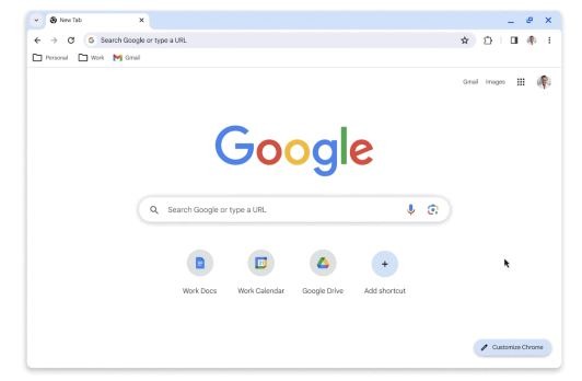 Screenshot of a google browser