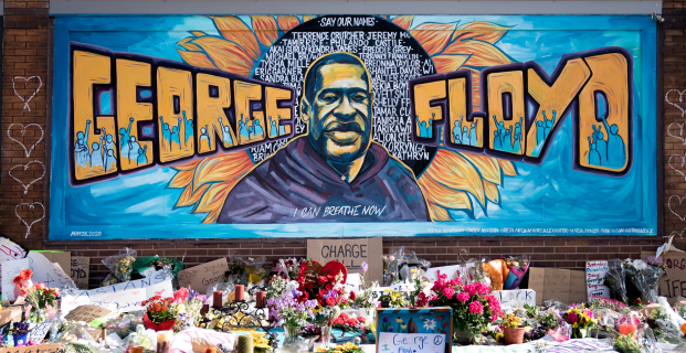 George Floyd mural