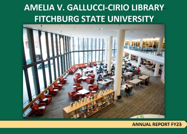 Cover page of FY23 Library Annual Report with link to full report