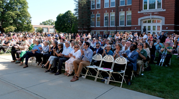 Audience at State of the University address Sept 4 2024