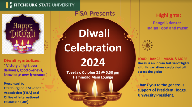 Poster for 2024 Diwali observance