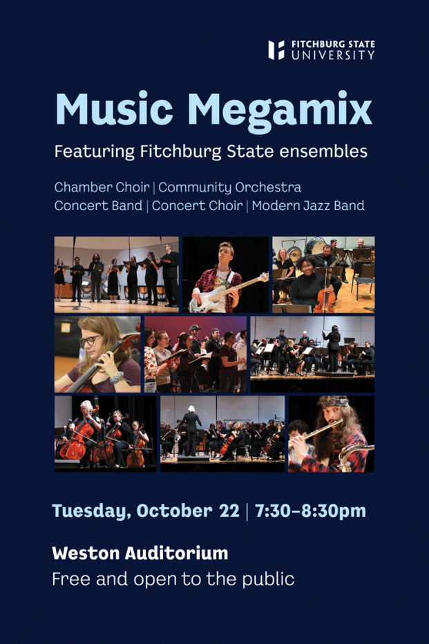 Poster for October 2024 music mega mix concert