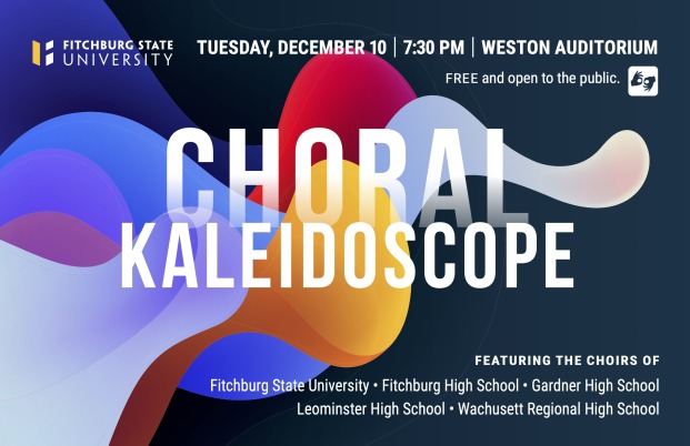 Poster for Choral Kaleidoscope concert Dec 10 2024