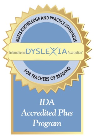 IDA Dyslexia Accreditation Plus Logo