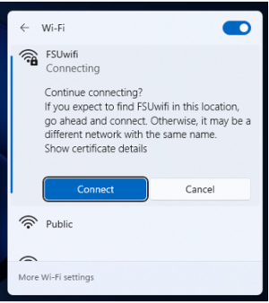 Image showing Wi-Fi connect screen